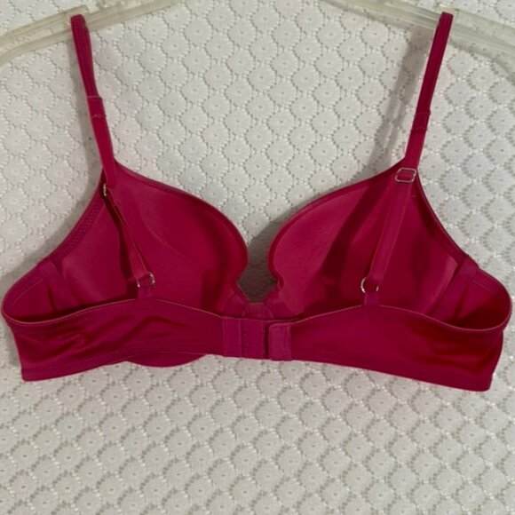 I-Fit Self Expressions Hot Pink Padded Push Up Bra - Adj. Straps Size 36A - Picture 4 of 7